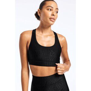 BANDIER Center Stage Sports Bra Black Jacquard SMALL NEW WOT